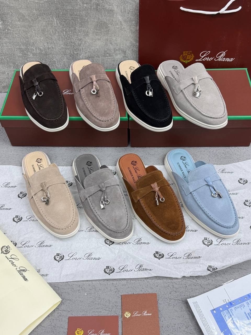 мюли loro piana,женские замшевые мюли loro piana бежевые,лоферы loro piana,лоферы женские loro piana,женские замшевые мюли loro piana голубые