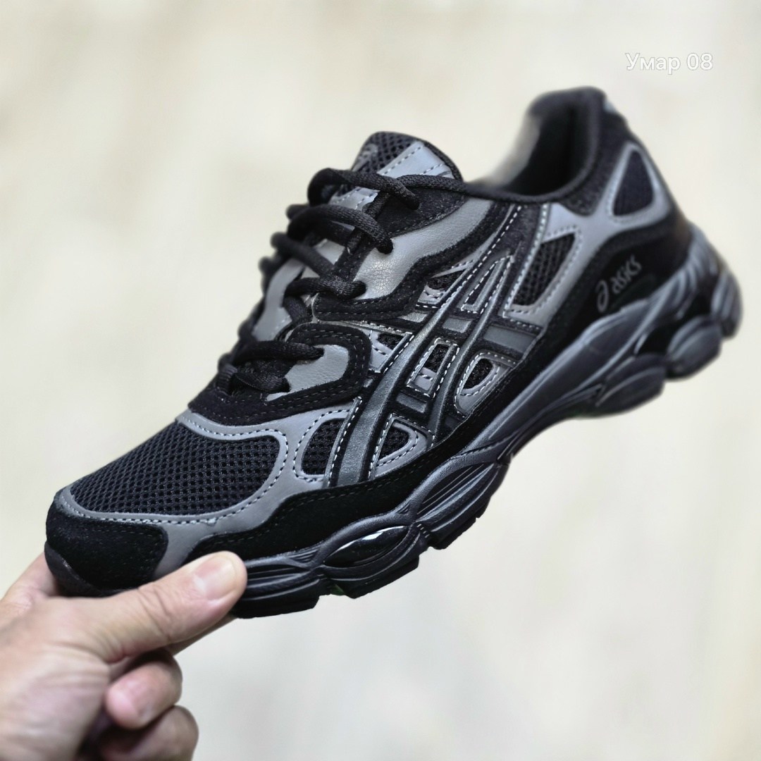 кроссовки gel nyc black grey спортивная  asics,кроссовки asics gel nyc,кроссовки asics,кроссовки мужские asics,кроссовки спортивные asics gel nyc oyster black