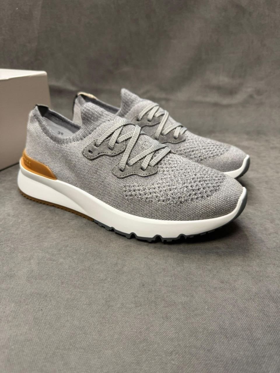 кроссовки brunello cucinelli,,комбинированные кроссовки brunello cucinelli,текстильные кроссовки brunello cucinelli,мужские кроссовки