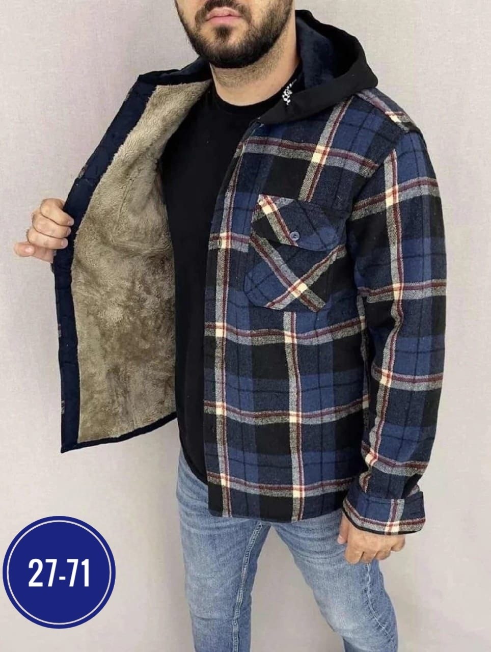 рубашка мужская на меху,рубашка на меху зимняя в клетку,куртка рубашка на меху мужская,куртка для мужчин на флисе в клетку,рубашка с капюшоном