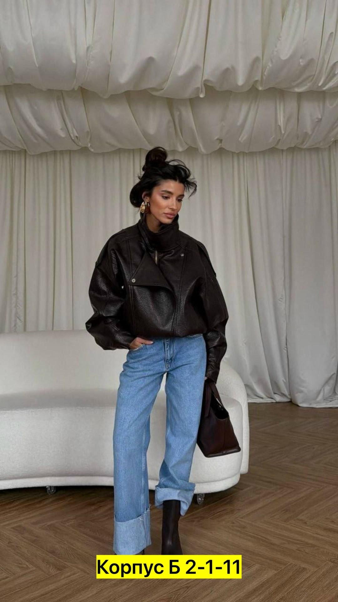 куртка косуха h&f b женская оверсайз арт: 28918766,куртка косуха,кожаная куртка косуха,куртка кожаная женская,кожаная куртка