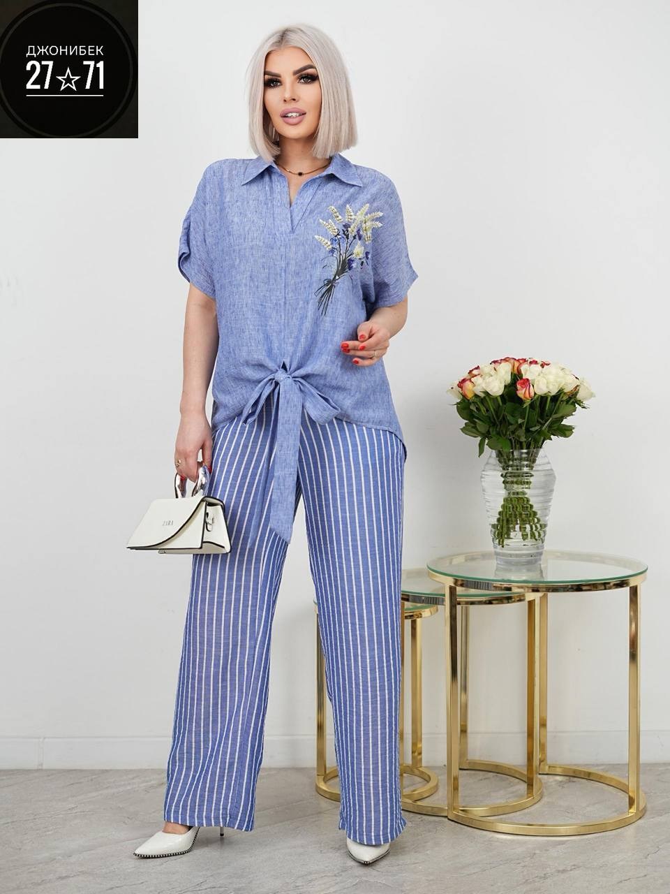 брючный летний костюм двойка,летние костюмы женские,костюм брючный,костюм брючный женский летний,брючный летний костюм
