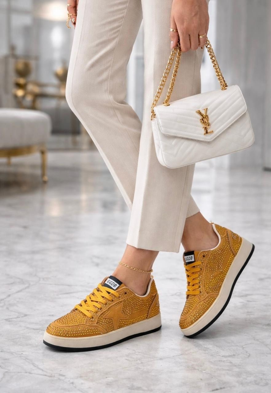 золотые кроссовки,модные кроссовки,повседневная , женская,блестящие кроссовки