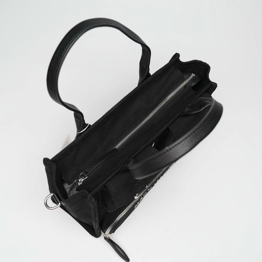 сумка тоут marc jacobs,женская сумка тоут marc jacobs,сумка marc jacobs the tote bag,marc jacobs сумка на плечо тоут,тканевая сумка на плечо marc jacobs tote bag бело-черный