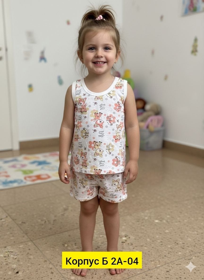 пижама трикотажная с шортами домашняя одежда alena alenkina,детские комплекты трусы и майка ,пижама для девочек,комплект майка трусы,детские комплекты