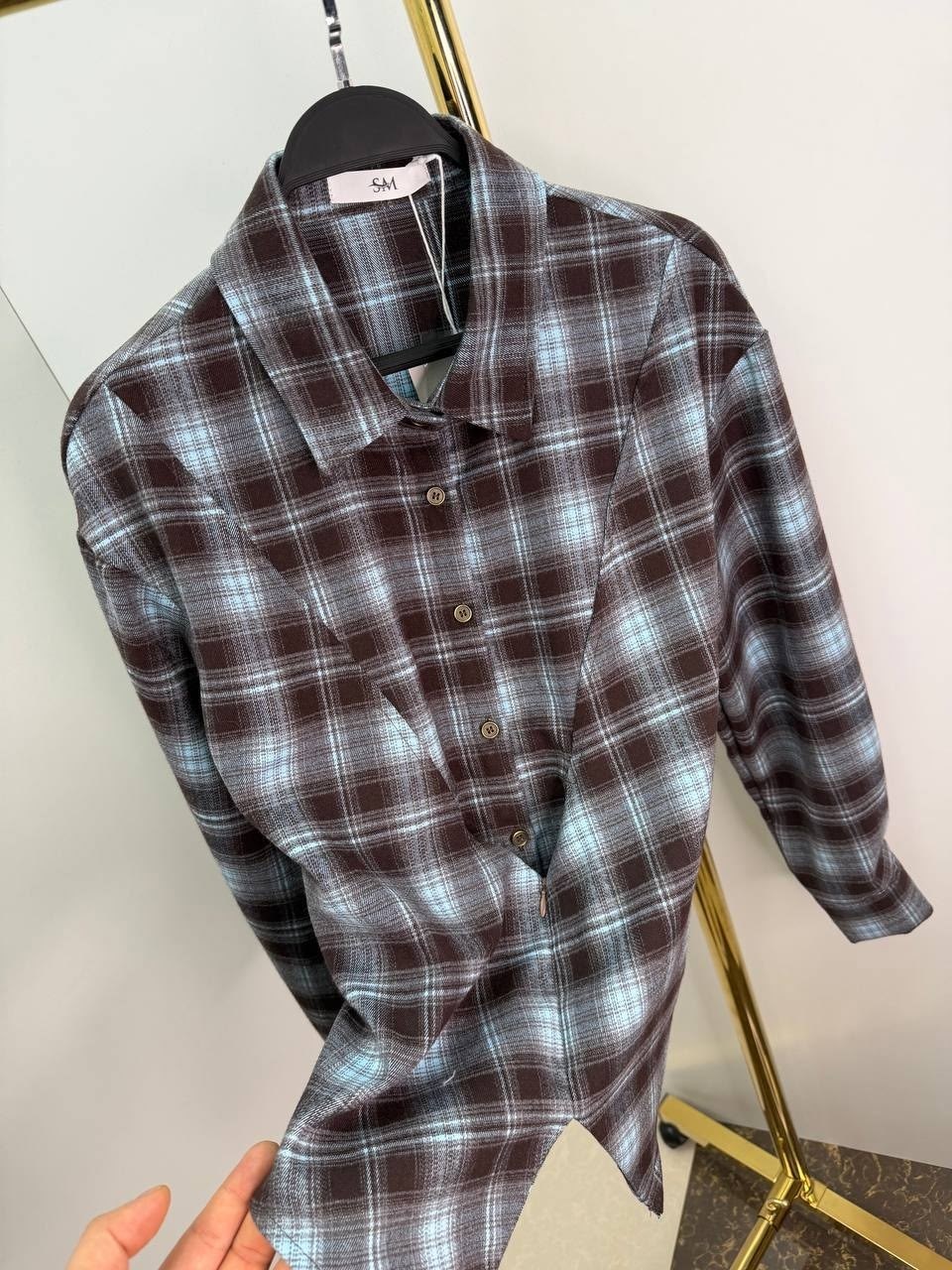 юбочный костюм в клетку,женская рубашка в клетку,костюм юбки,костюм с юбкой и рубашкой,