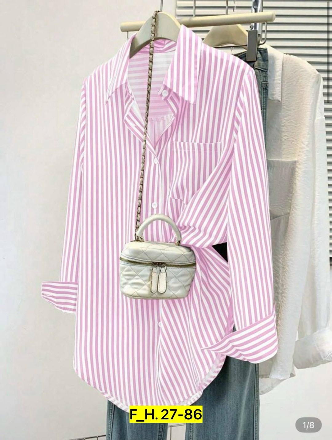 женская рубашка,женская рубашка в полоску,рубашка в полоску,хлопковая рубашка в полоску оверсайз cosmo brand,стильная рубашка