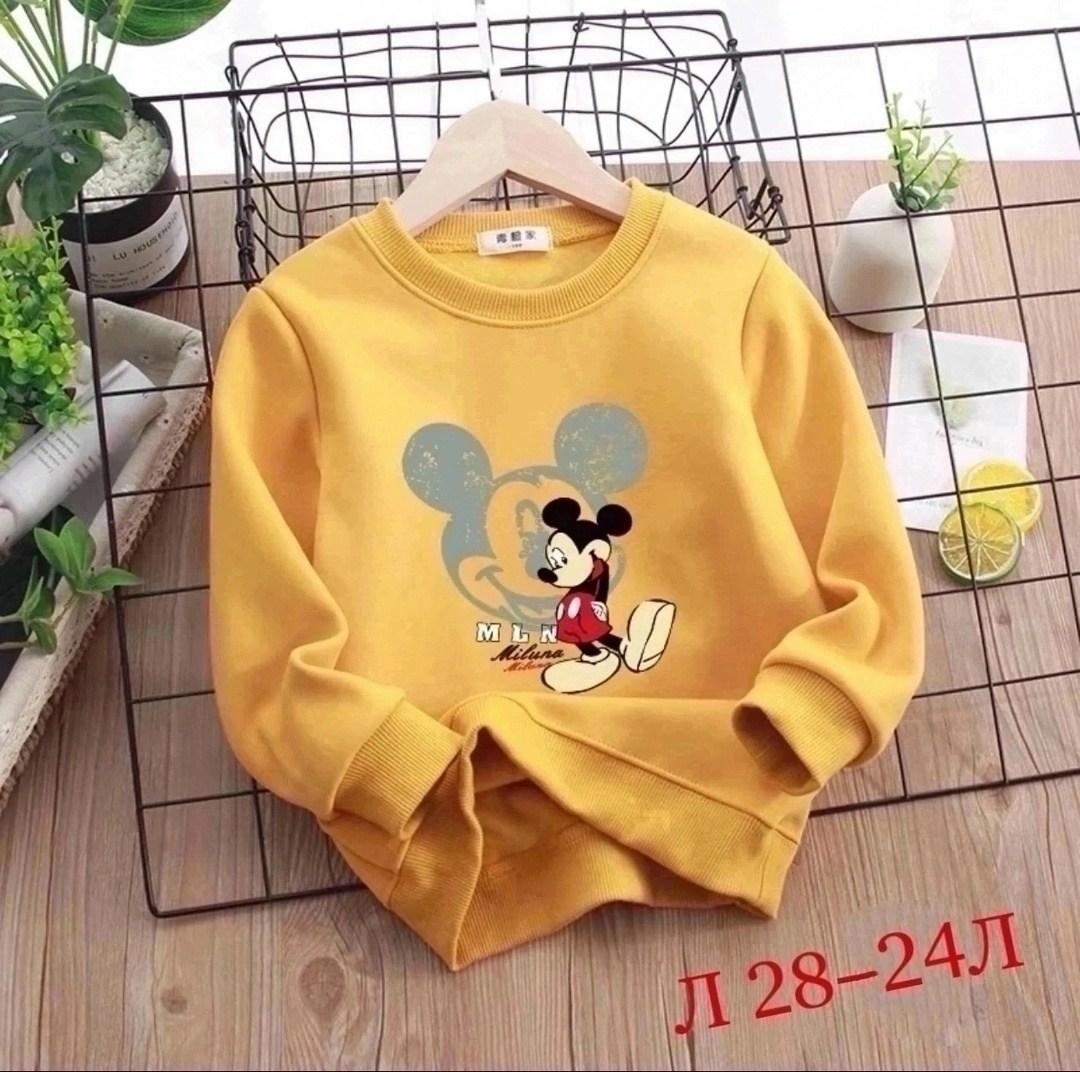 свитшот дисней,свитшот с микки маусом,свитшот для мальчика,детский свитшот,толстовка детская