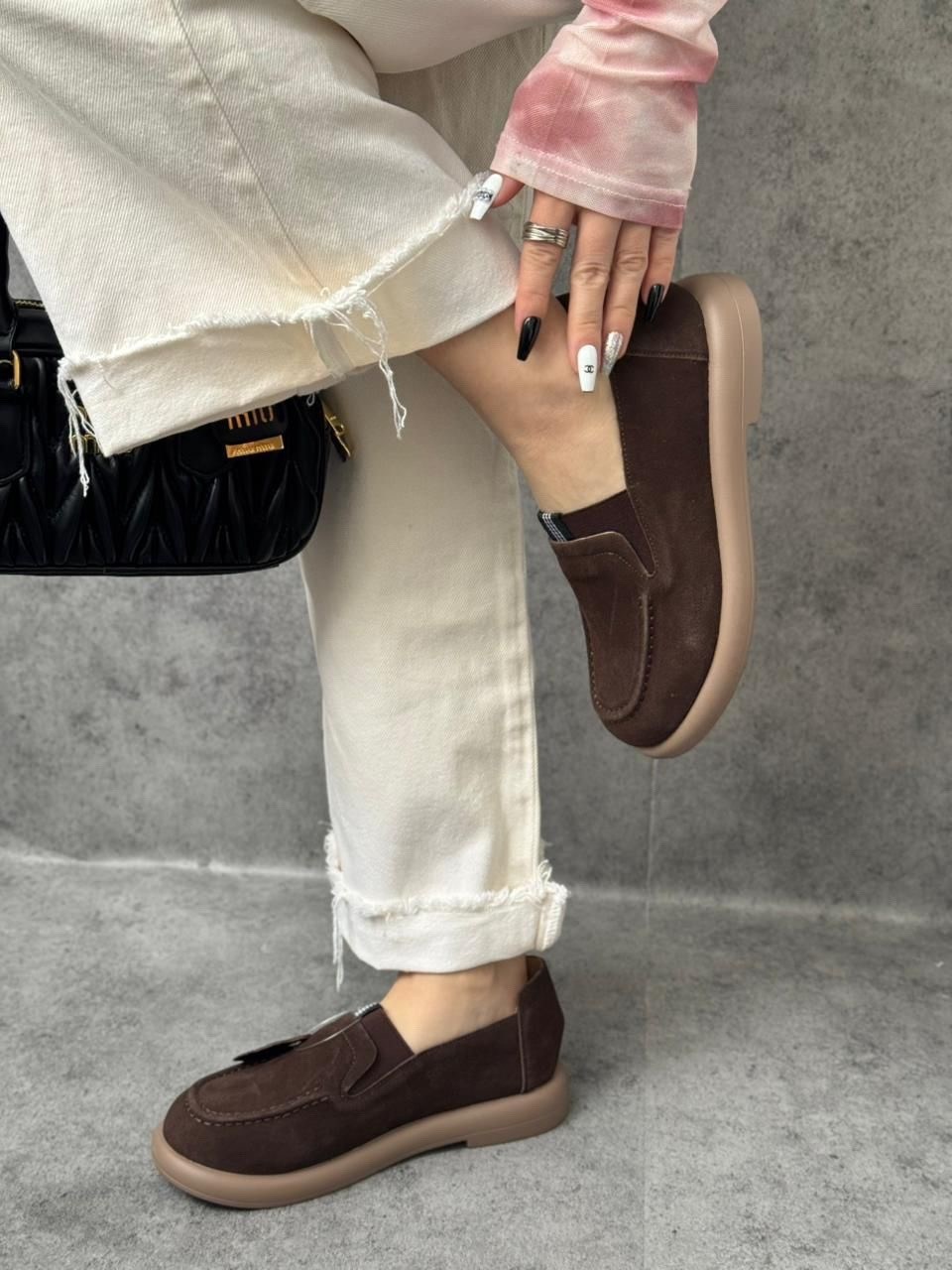 лоферы из натуральной замши saivuil,лоферы замш,лоферы из натуральной замши,лоферы женские замшевые,лоферы женские натуральная замша