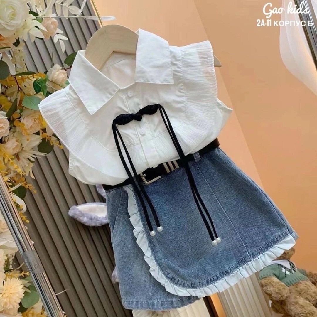 комплект одежды для маленьких девочек,комплект одежды для девочек,одежда для девочки,летняя одежда для девочек,костюм для девочек