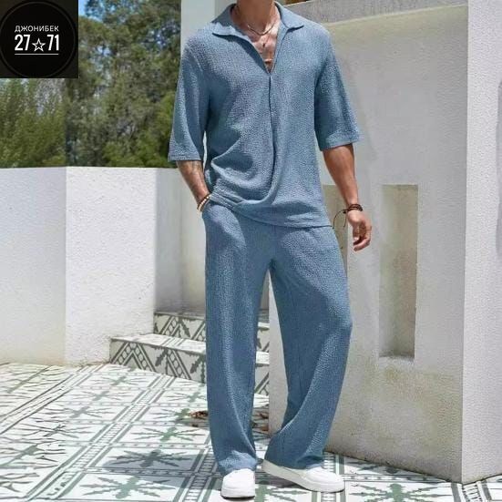 мужской повседневный костюм,мужской однотонный костюм,летние костюмы,мужские летние костюмы,костюм двойка мужской