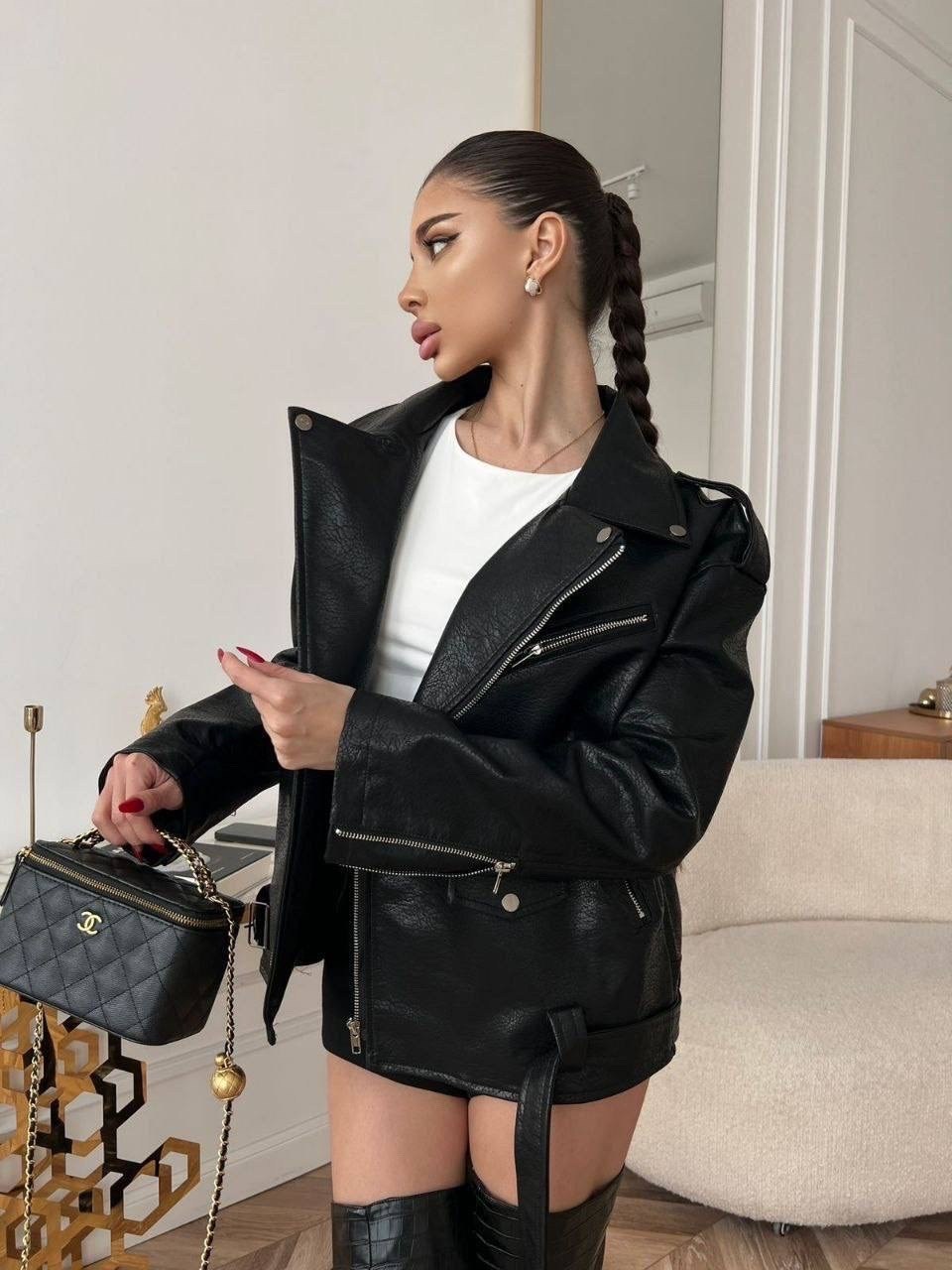косуха кожаная куртка оверсайз saint shine,косуха куртка кожаная оверсайз chauzi,женская куртка кожаная оверсайз короткая okssana firsanova,косуха коричневая оверсайз винтажная кожаная куртка aftfbasi