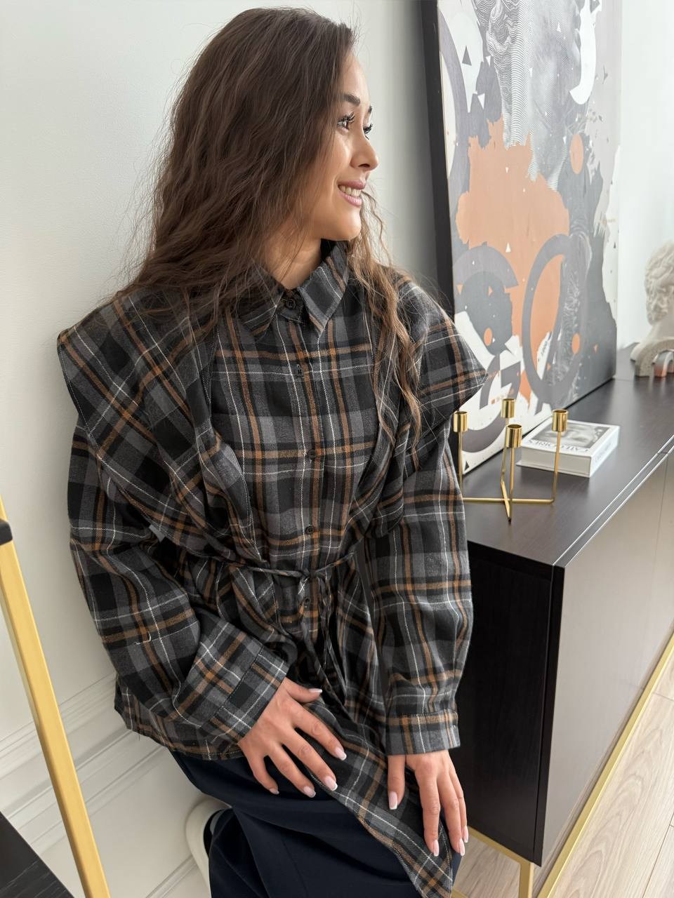 рубашка в клетку женская,рубашка оверсайз в клетку,рубашка клетка,костюм с рубашкой,оверсайз рубашка