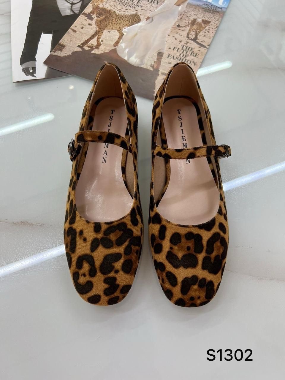 женские балетки с леопардовым принтом,леопардовые балетки,балетки леопардовые с квадратным носом,,балетки леопардовые летние с квадратным носом и ремешком shatilova m.v.