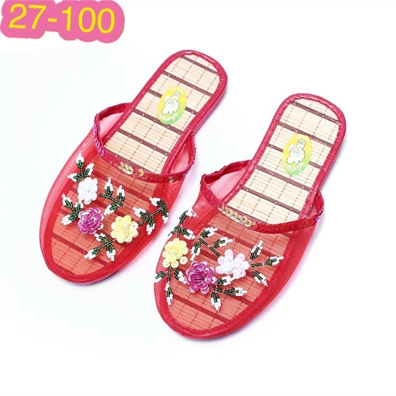 тапочки летние женские тканевые,шлёпанцы женские,тапки женские,тапочки с вышивкой,домашние тапочки женские