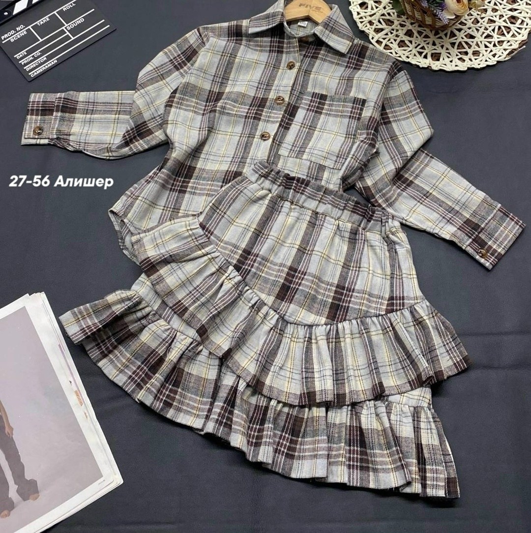 платье в клетку,для девочек платья,платье в клетку для девочки,платье длинный рукав для девочек,модный костюм для девочки