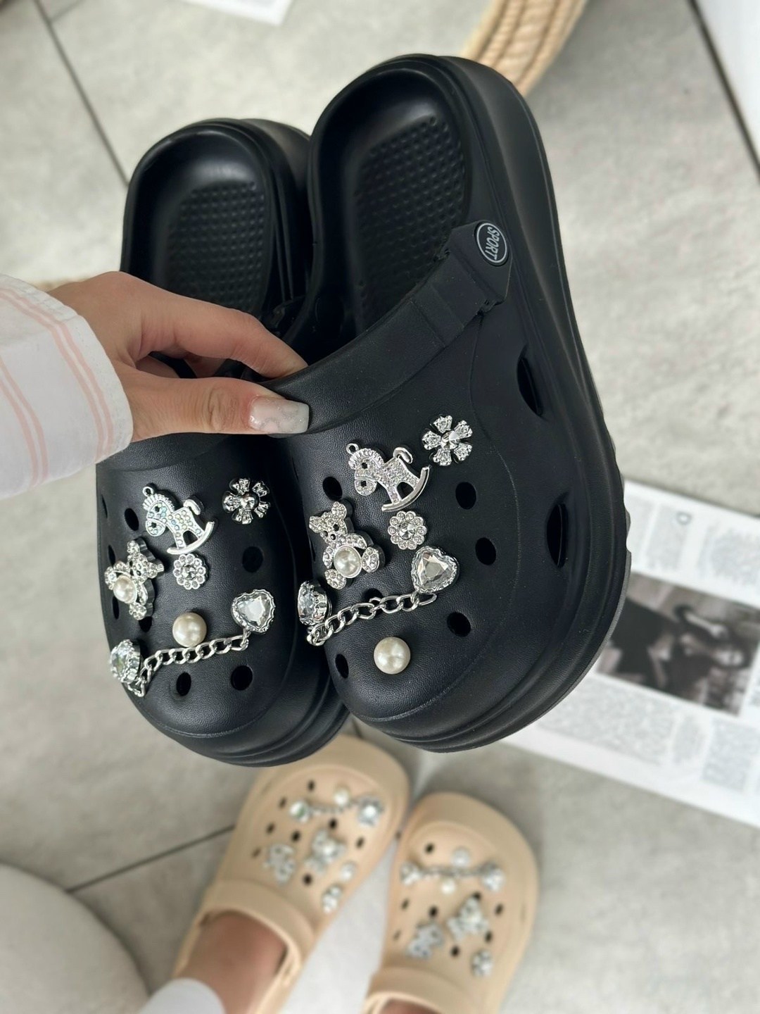 женские кроксы,кроксы с твердой подошвой,кроксы новая коллекция 2026,шлепанцы сабо женские,