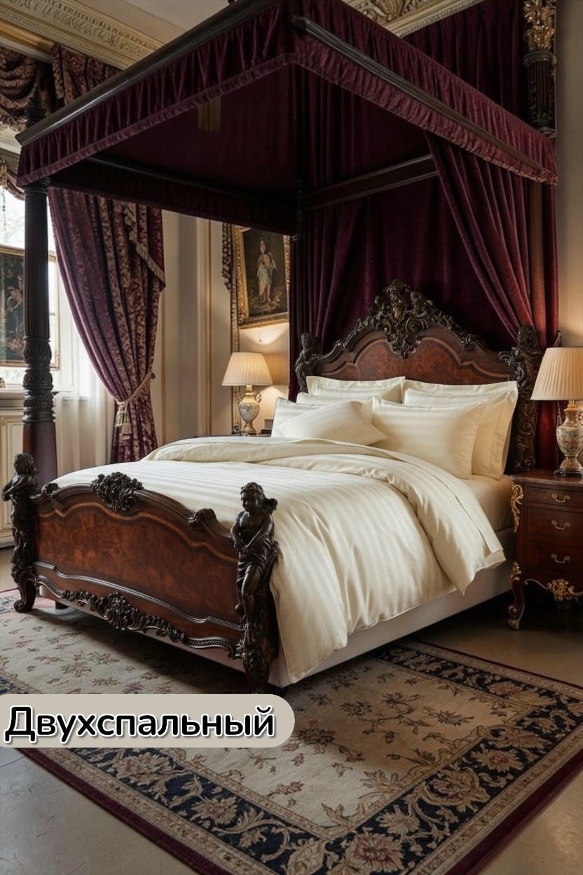 страйп сатин,постельное белье страйп сатин,простынь страйп сатин,двуспальная кровать,простыня шампань страйп-сатин