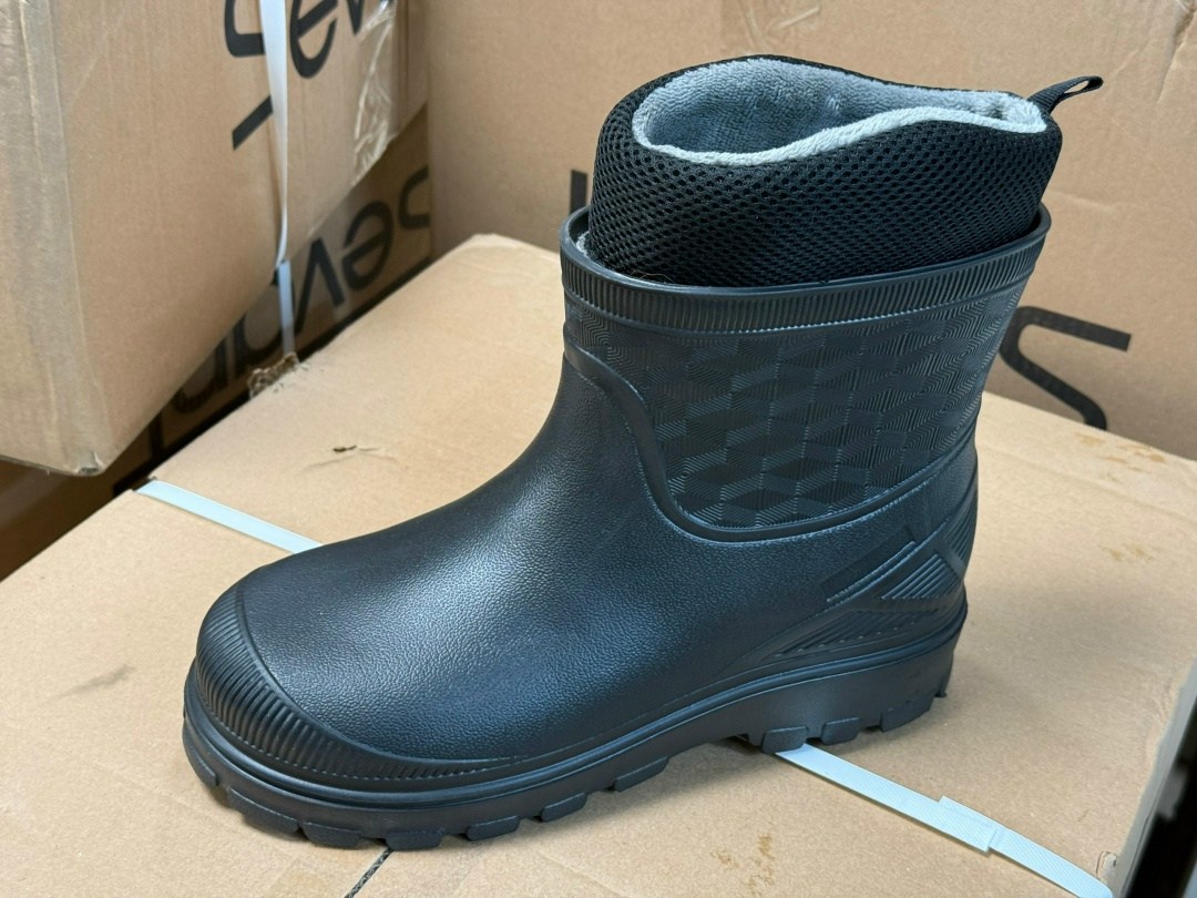 полусапоги марс мужские из эва,резиновые полусапоги мужские,полусапоги эва утепленные мужские,полусапоги мужские,ботинки мужские утеплённые speci.all из эва -15с цв. черный