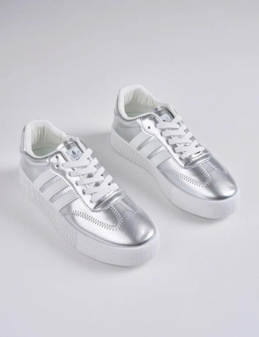 серебряные кроссовки адидас,adidas originals sambarose,кроссовки adidas,,adidas originals samba