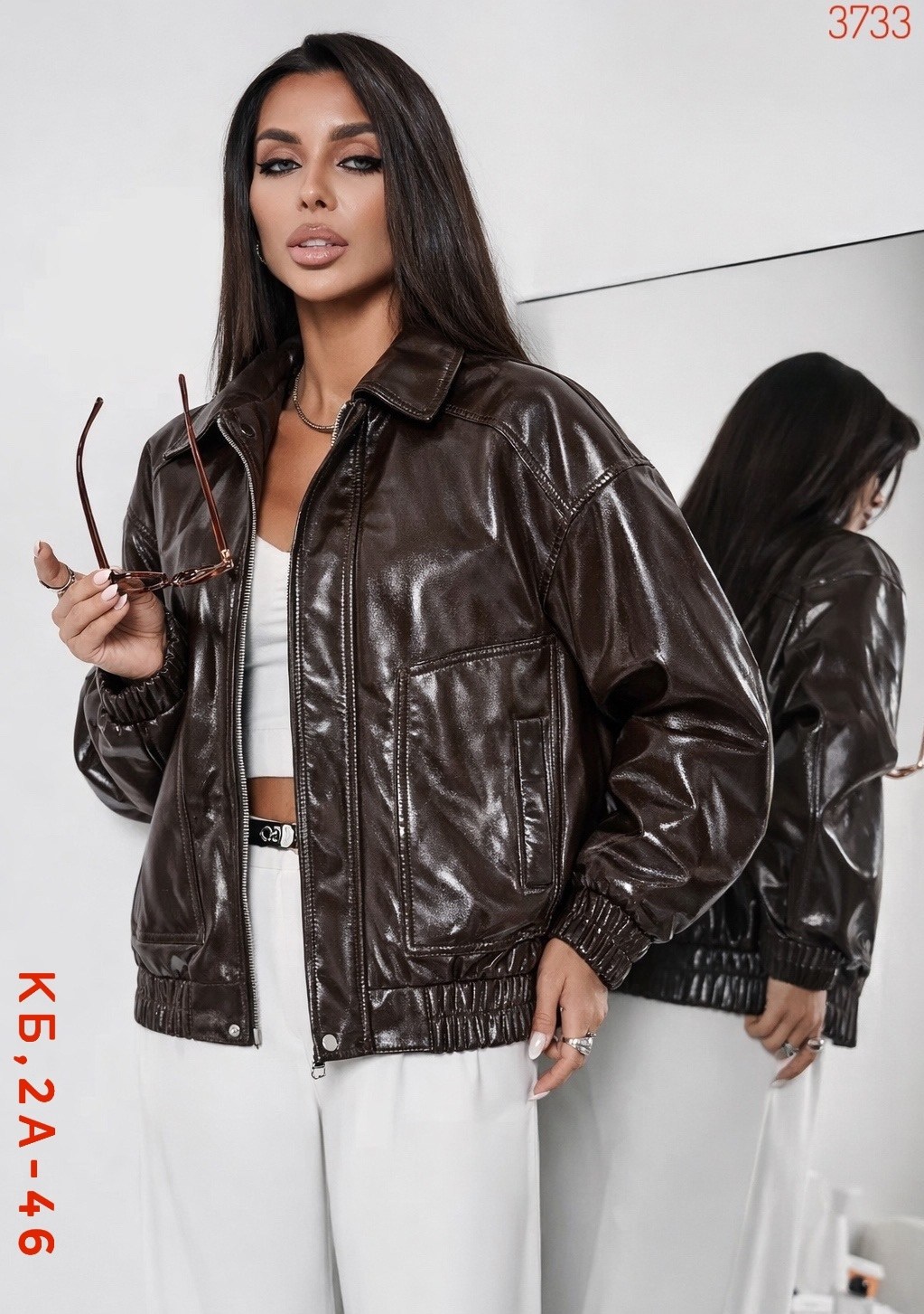 куртка бомбер оверсайз кожаная c&c fashion,кожаная куртка бомбер женская,куртка бомбер женская,кожаная куртка,куртка кожаная женская