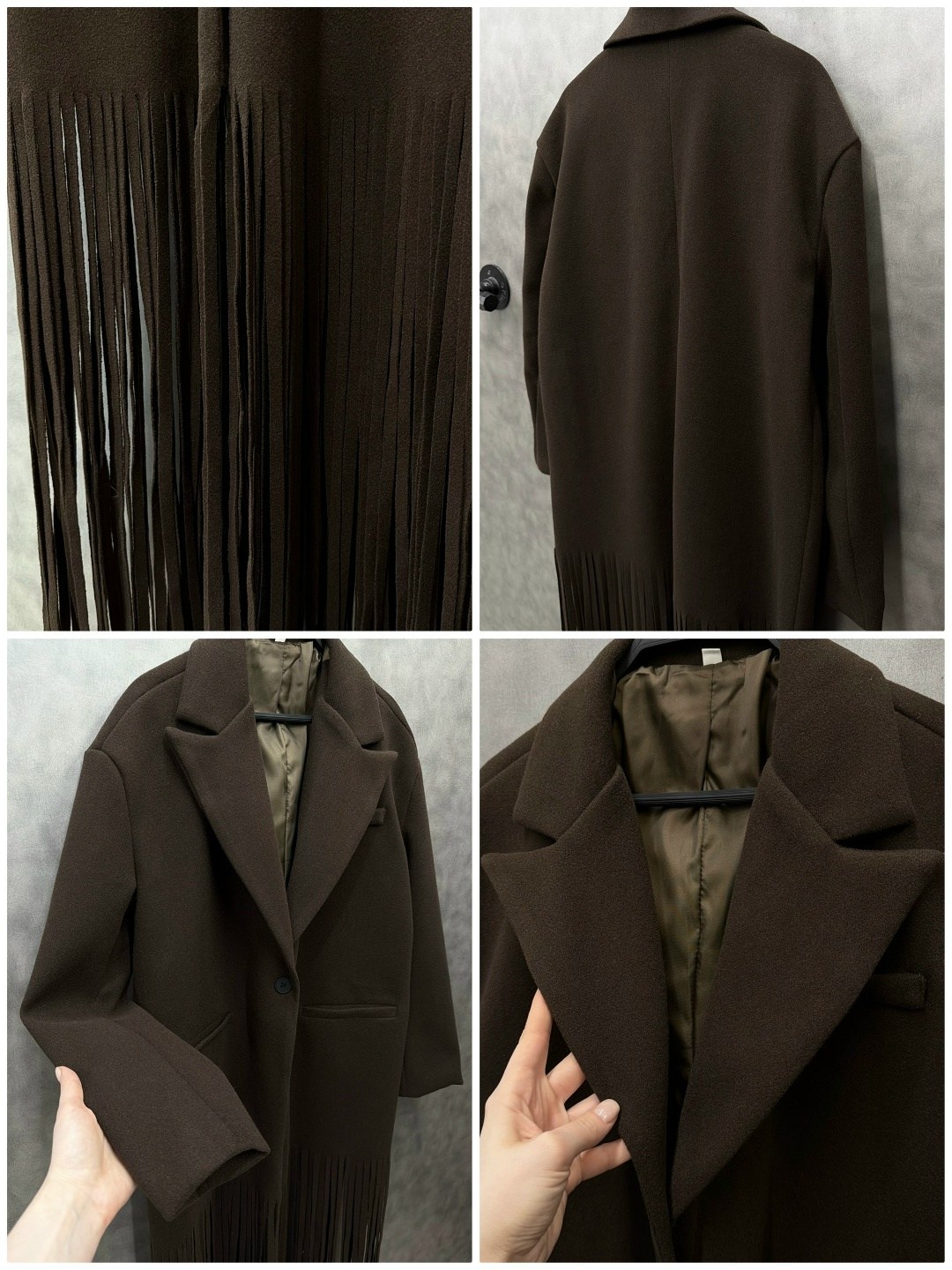 длинные пальто для женщин,модное пальто,элегантные пальто,пальто с бахромой,модные шерстяные кисточки длинные пальто для женщин