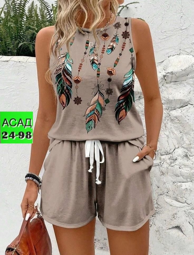женские летние комплекты,женский костюм с шортами,летние женские костюмы,летние комбинезоны,костюм двойка женский летний