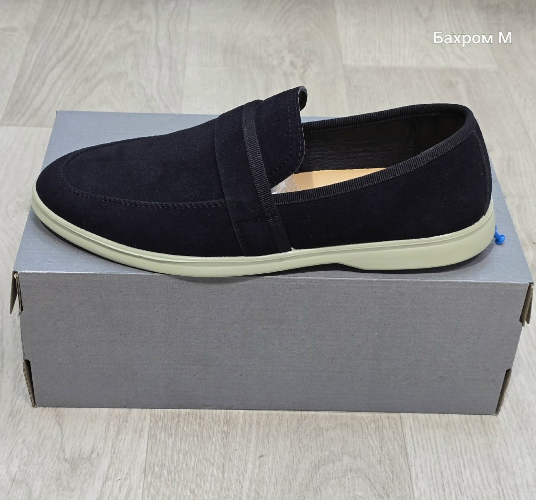 замшевые лоферы summer walk loro piana серый,,loro piana лоферы мужские,лоферы loro piana,лоферы замшевые