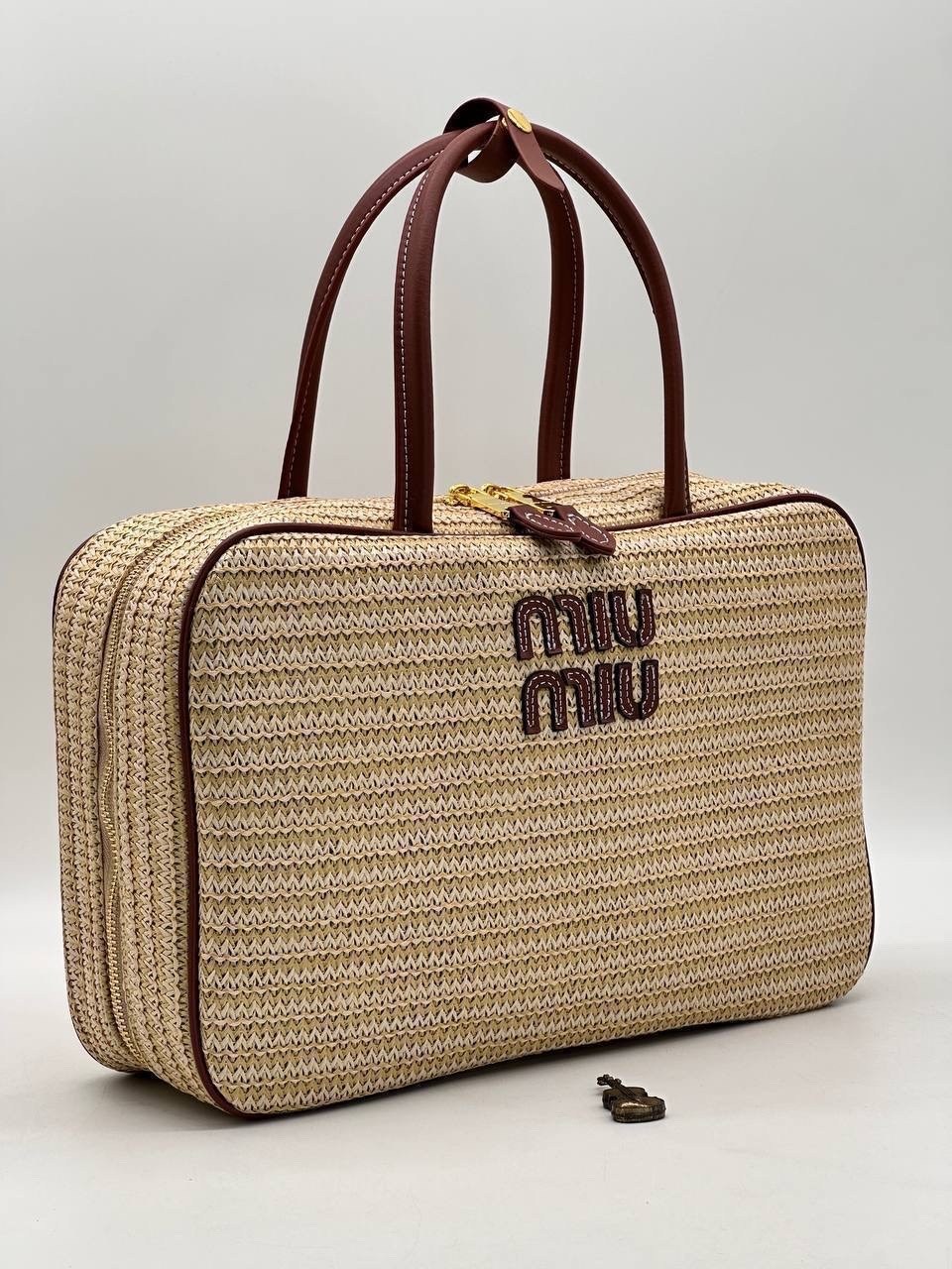 сумка,сумка miu miu,женская сумка miu miu,плетеная сумка,модная сумка