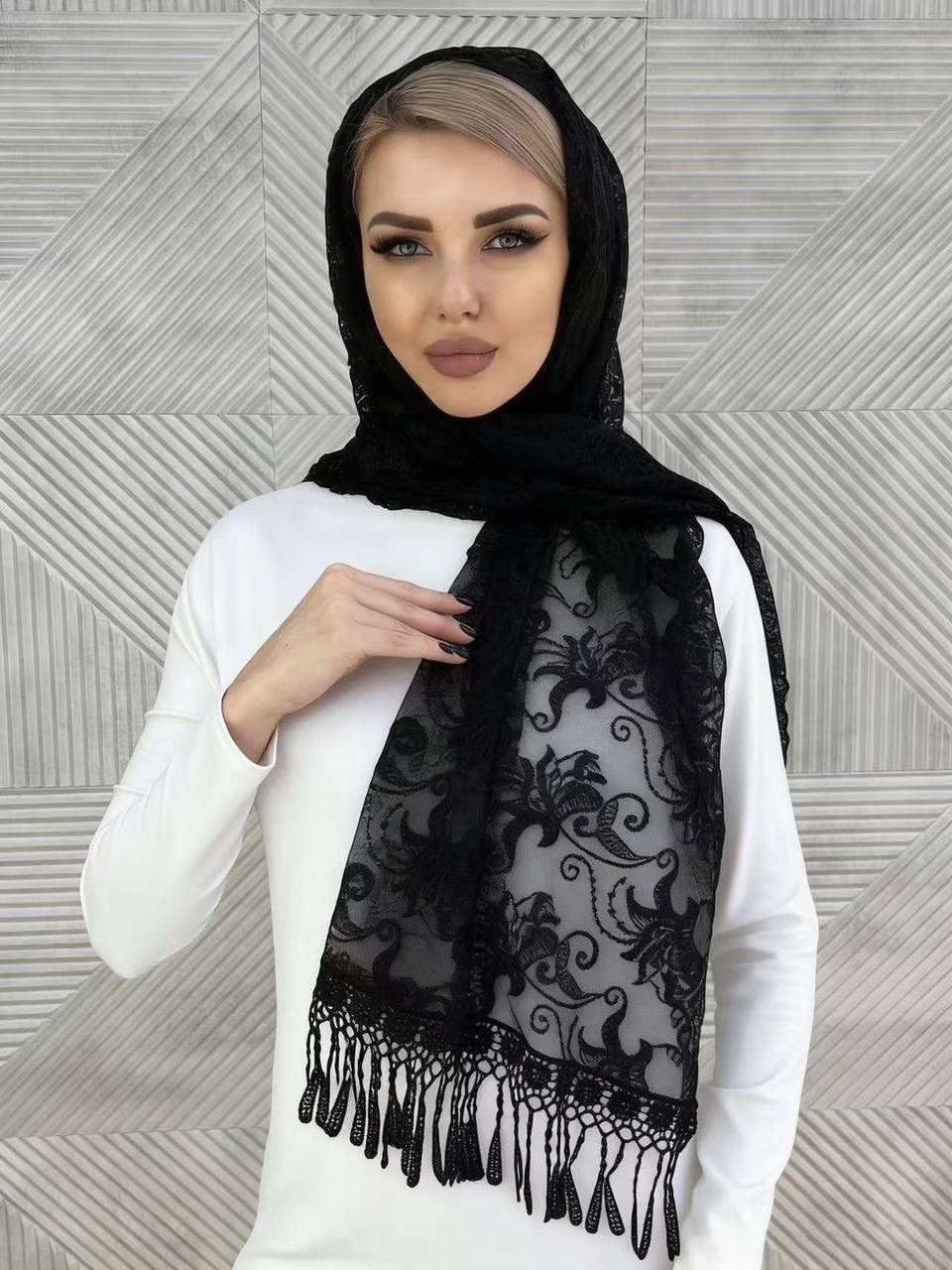 кружевной платок,палантин женские,кружевной палантин,платок для храма женский,платок палантин