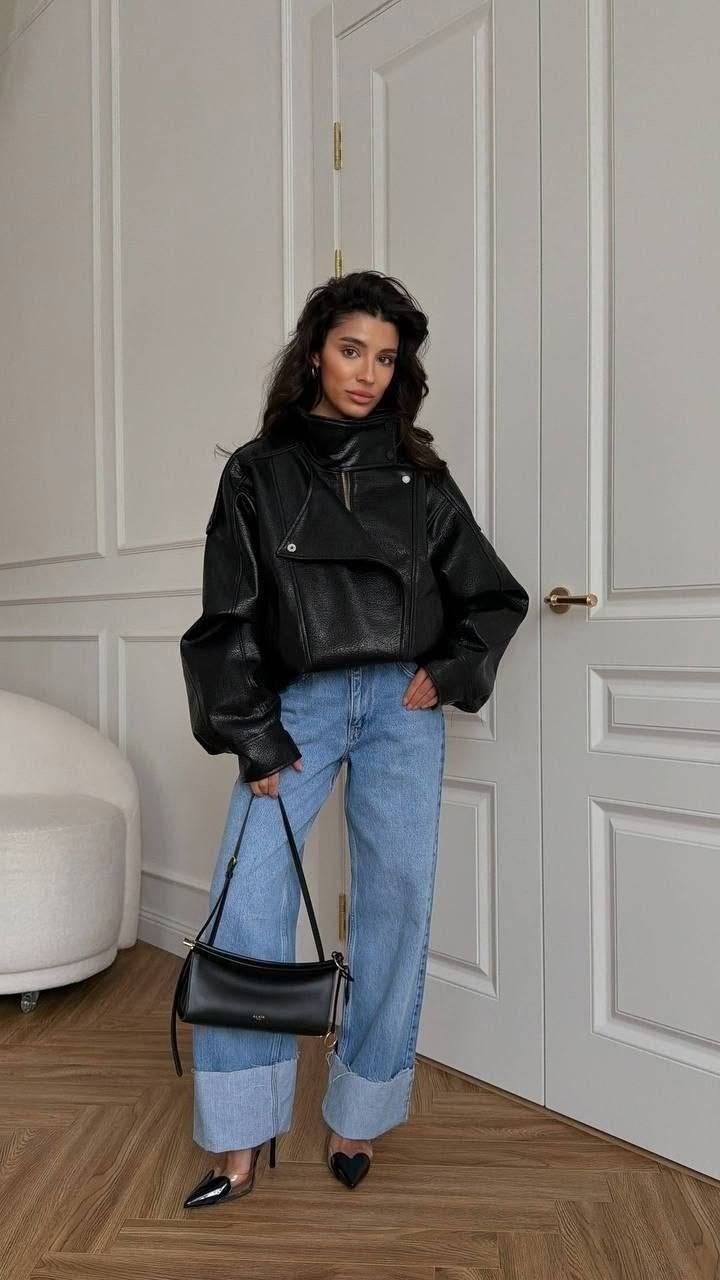 кожаная куртка,куртка оверсайз,женская косуха бомбер,куртка косуха оверсайз,косуха оверсайз