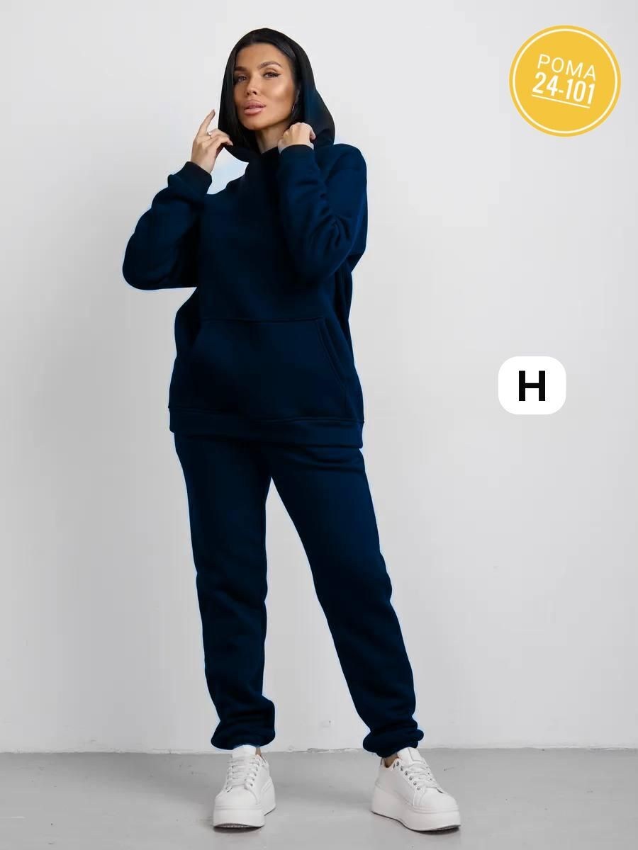 костюм на флисе,спортивный комплект брюки и кофта худи mira berg,спортивный костюм женский на флисе,костюм из футера женский,костюм из серого футера