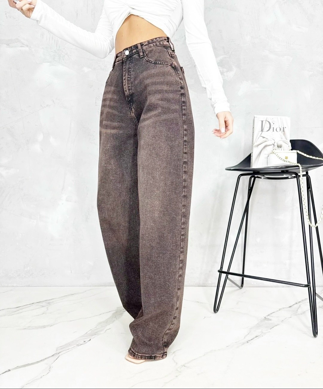 джинсы женские,широкие джинсы,джинсы,джинсы женский vallik коричневый широкие,джинсы палаццо