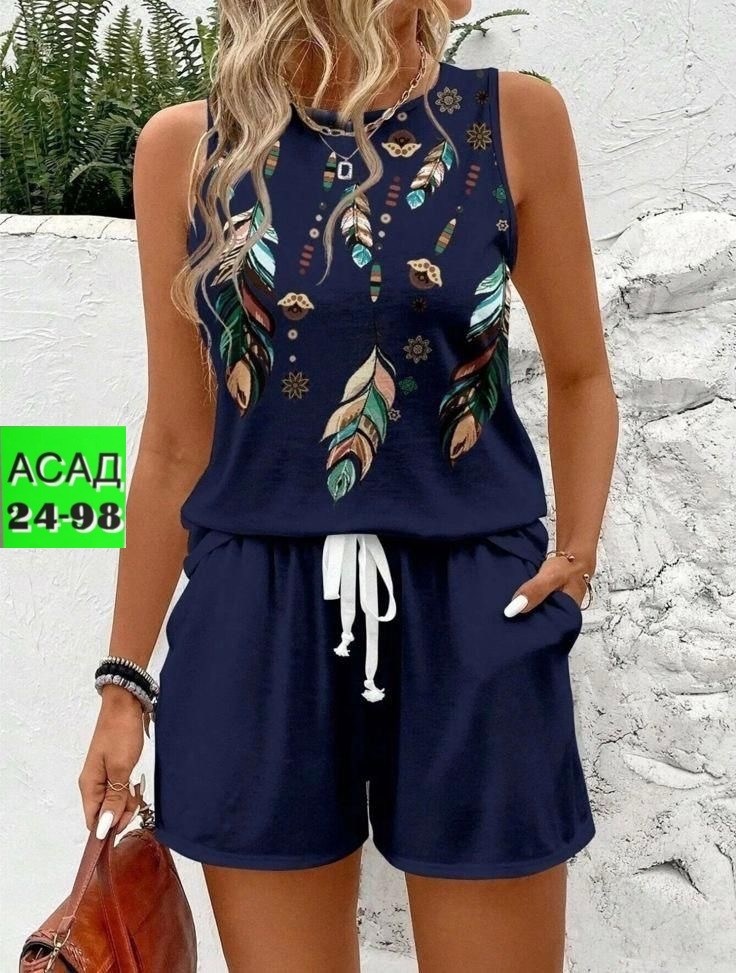 женские летние комплекты,женский костюм с шортами,летние женские костюмы,летние комбинезоны,костюм двойка женский летний