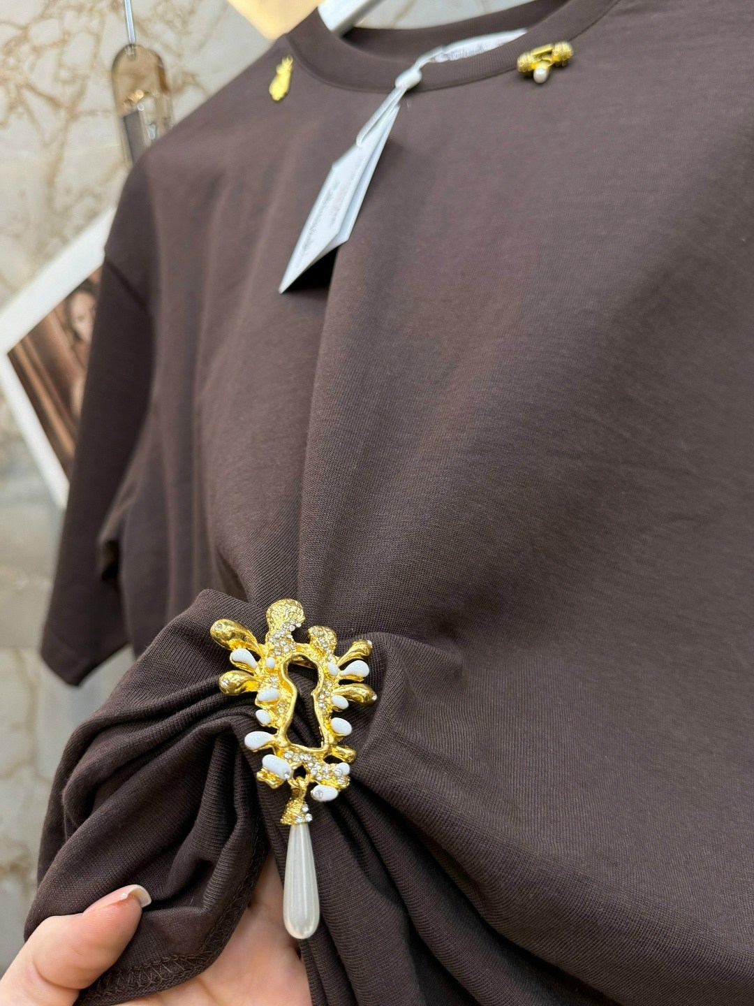 женская футболка,футболка оверсайз,футболки женские оверсайз,женская футболка оверсайз с крестом lanisera