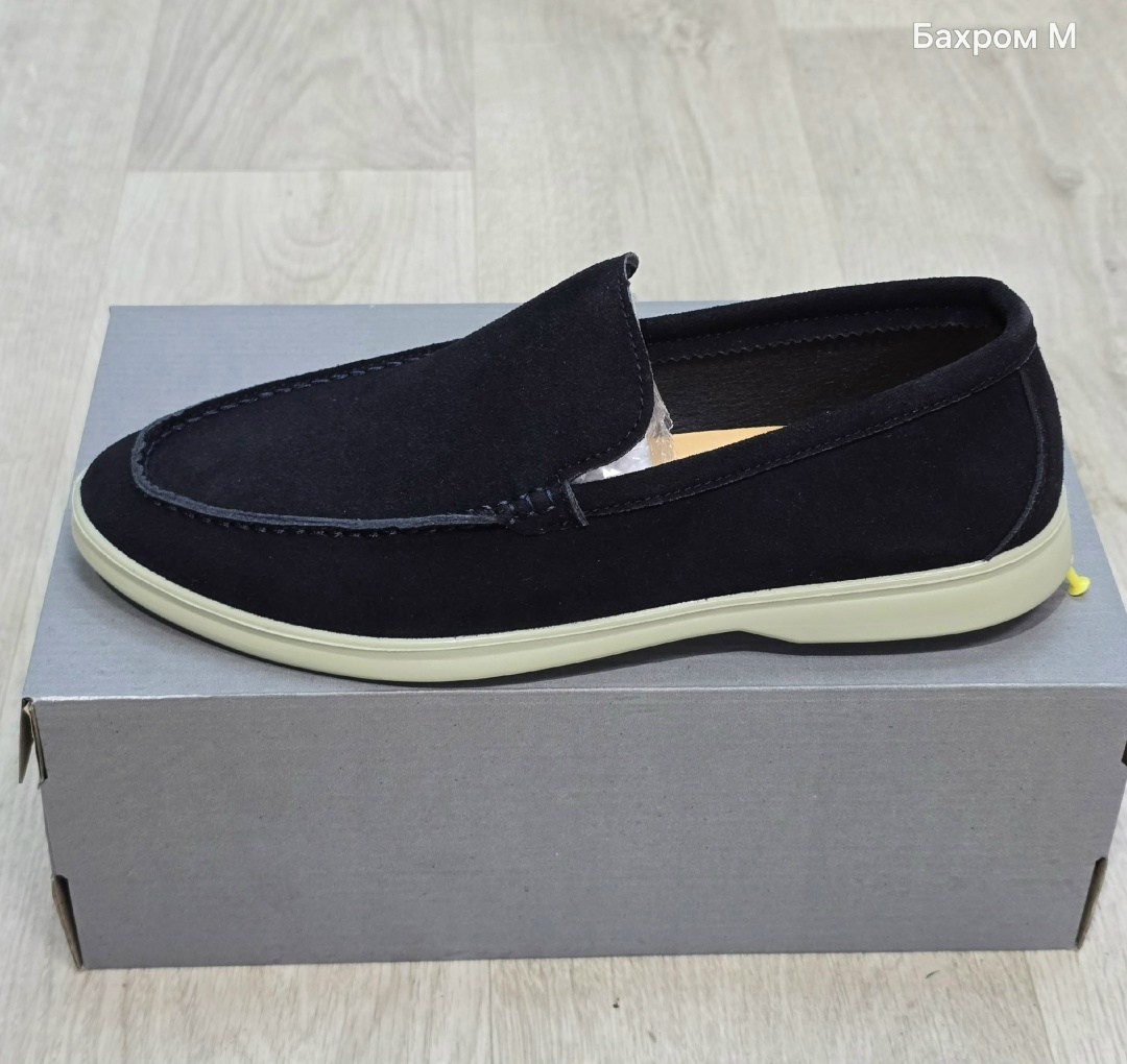 замшевые лоферы summer walk loro piana серый,,loro piana лоферы мужские,замшевые лоферы,мужские замшевые лоферы