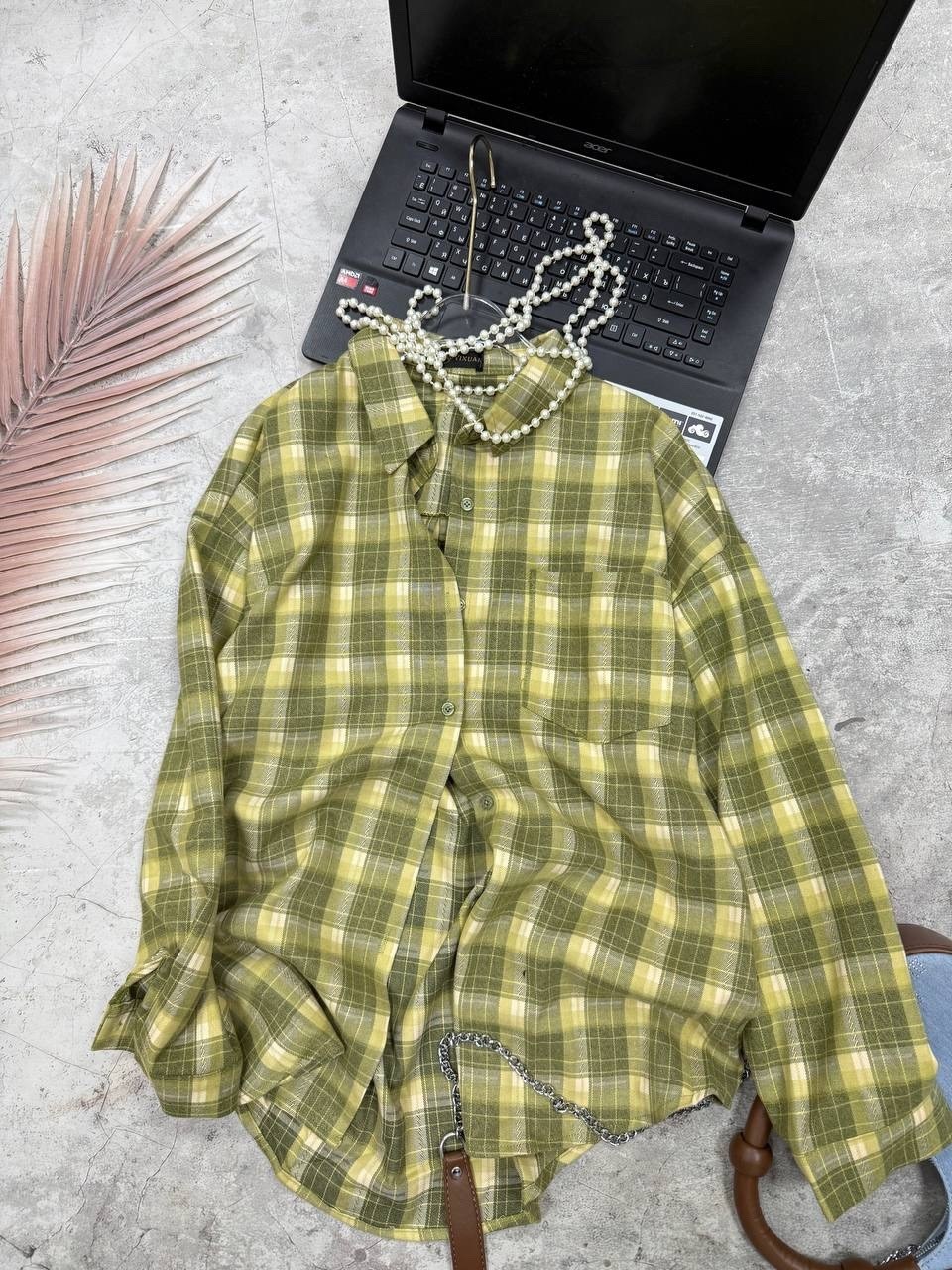 рубашка коричневая в клетку оверсайз удлиненная arsshopp,женская рубашка в клетку,рубашка в клетку оверсайз женская,рубашка клетка,клетчатая рубашка