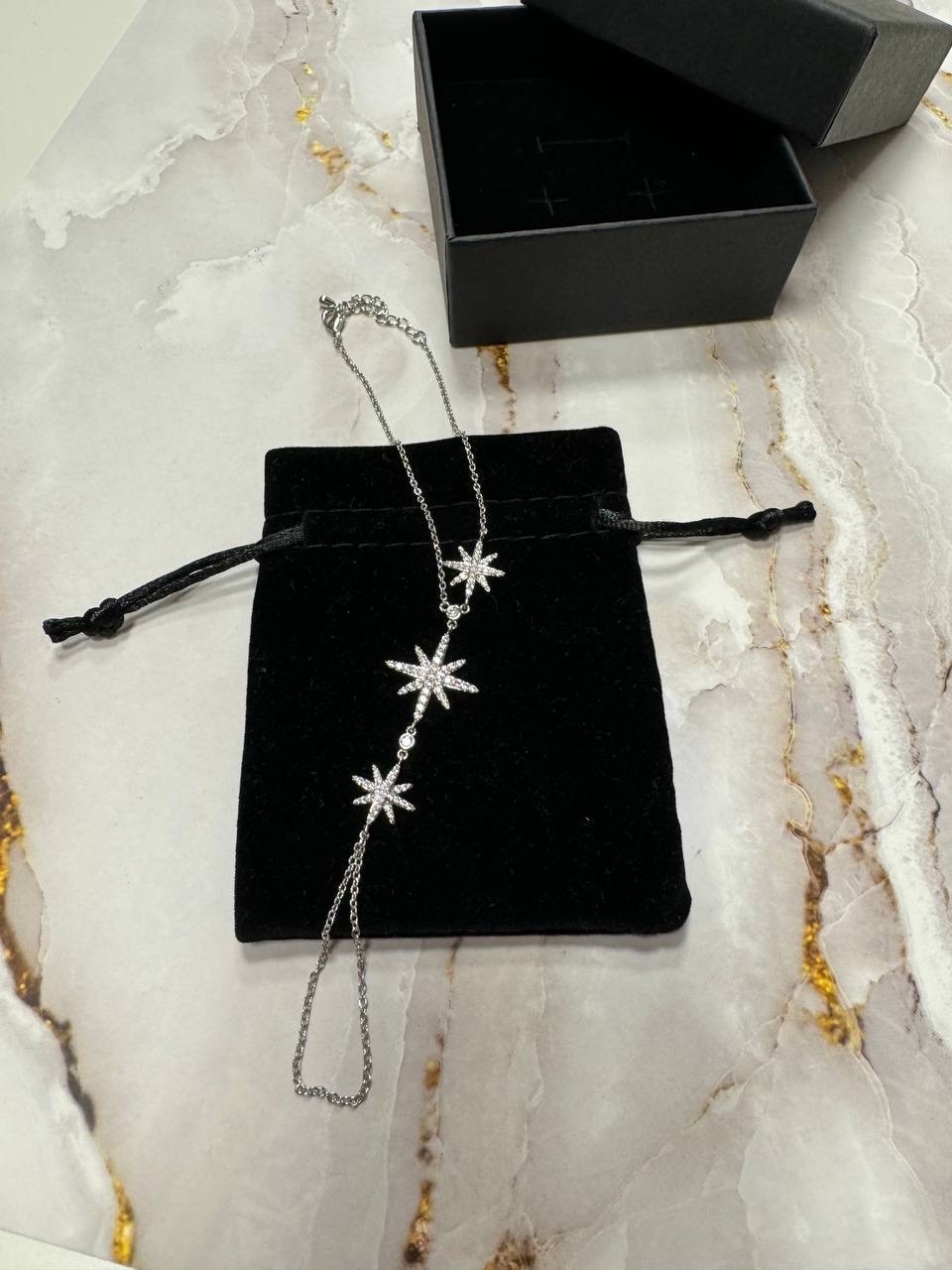 слейв-браслет жади серебро,слейв-браслет серебро,слейв браслет звезды,apm monaco ювелирные украшения,браслеты для женщин