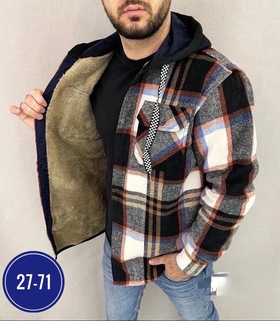 рубашка мужская на меху,рубашка на меху зимняя в клетку,куртка рубашка на меху мужская,куртка для мужчин на флисе в клетку,рубашка с капюшоном