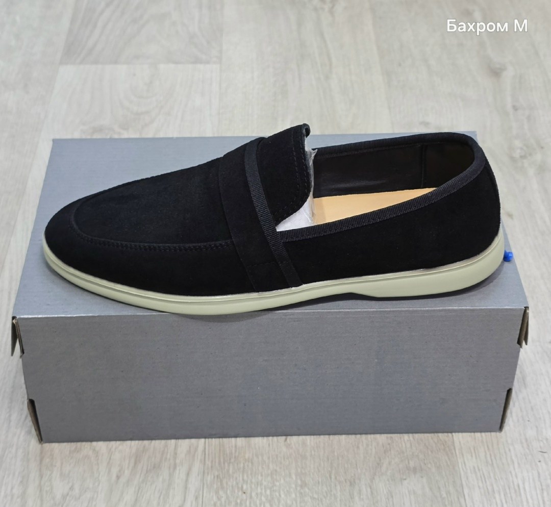 замшевые лоферы summer walk loro piana серый,,loro piana лоферы мужские,лоферы loro piana,лоферы замшевые