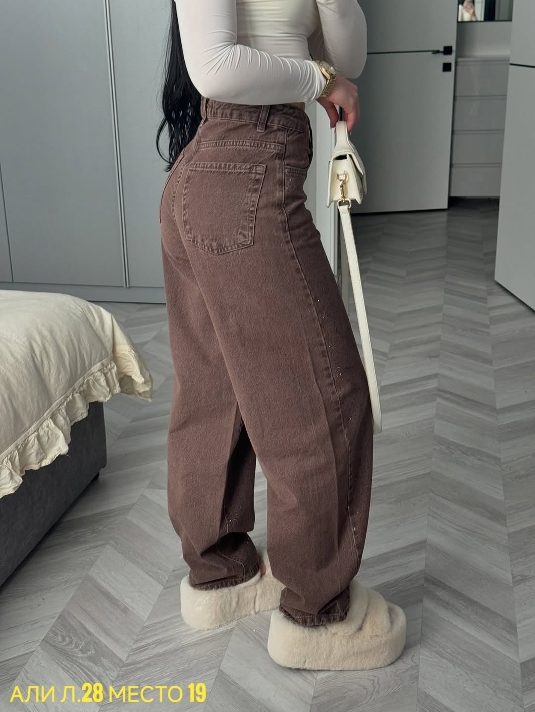 коричневые джинсы,джинсы брюки,женские джинсы,джинсы широкие,модные джинсы