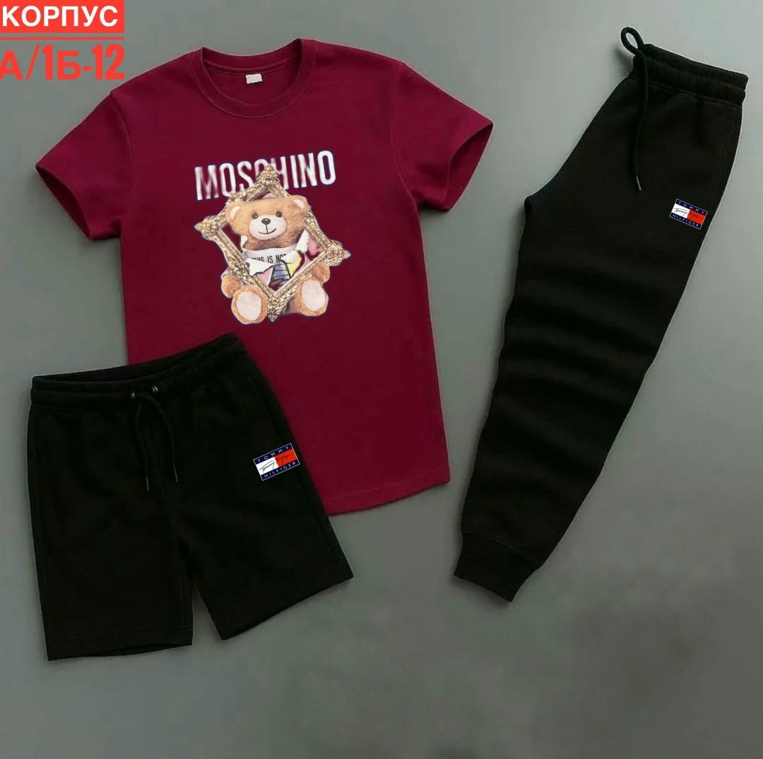 костюм спортивный moschino,одежда комплект,костюм с принтом,детские костюмы