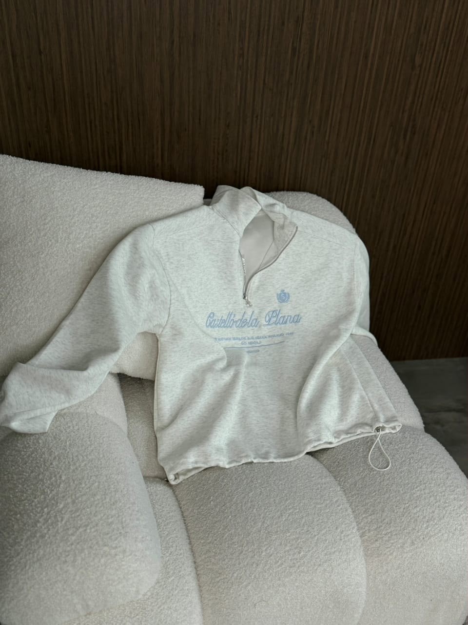 свитшот оверсайз с начесом и молнией воротником надписью y2k,свитшот женская,кофты женские модные,свитшот оверсайз на молнии с замком поло namson,женская кофта