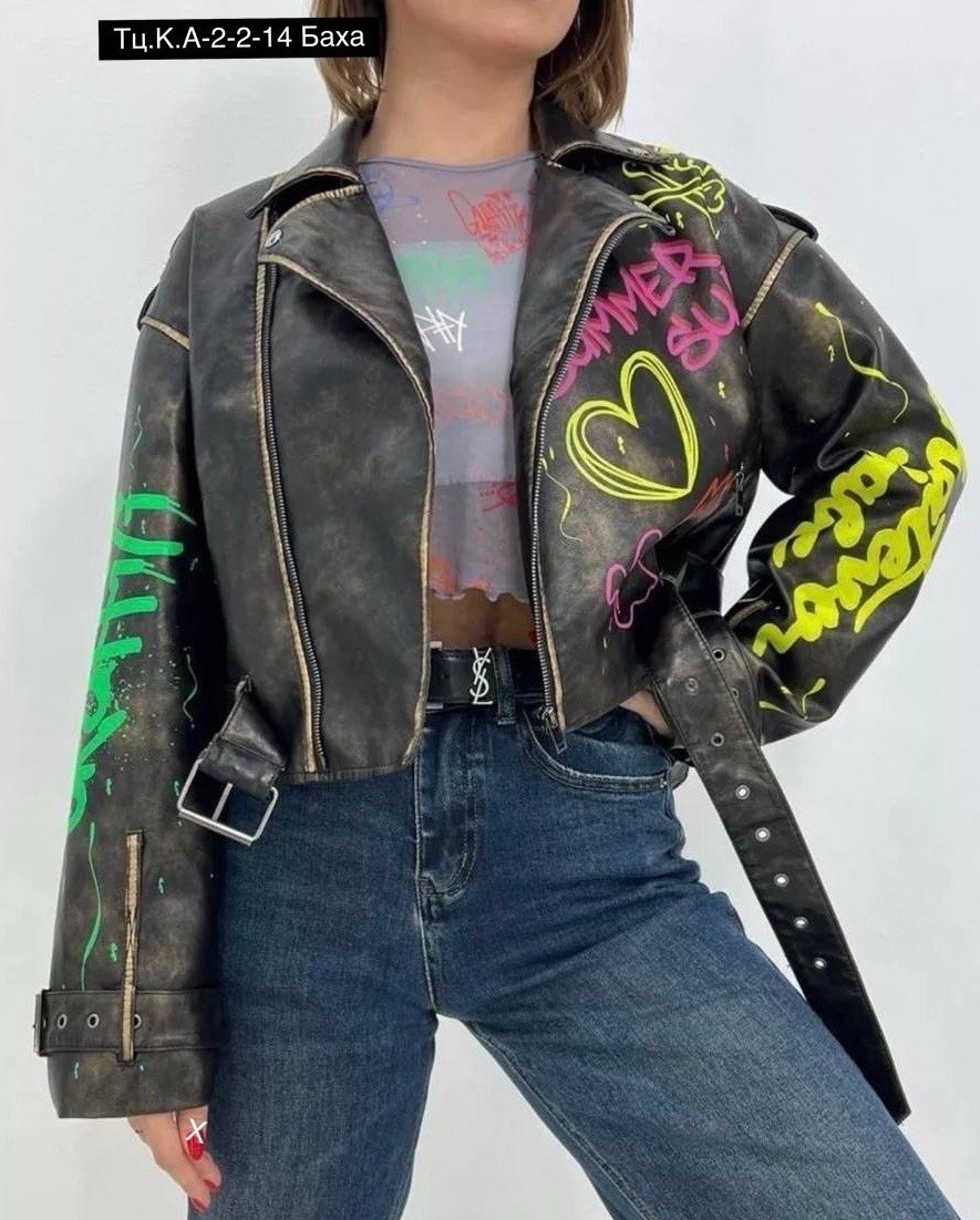 косуха кожаная куртка оверсайз burhon style,кожаная куртка,куртка косуха,косуха кожаная куртка экокожа оверсайз,косуха оверсайз с принтом куртка кожаная lisa clothing