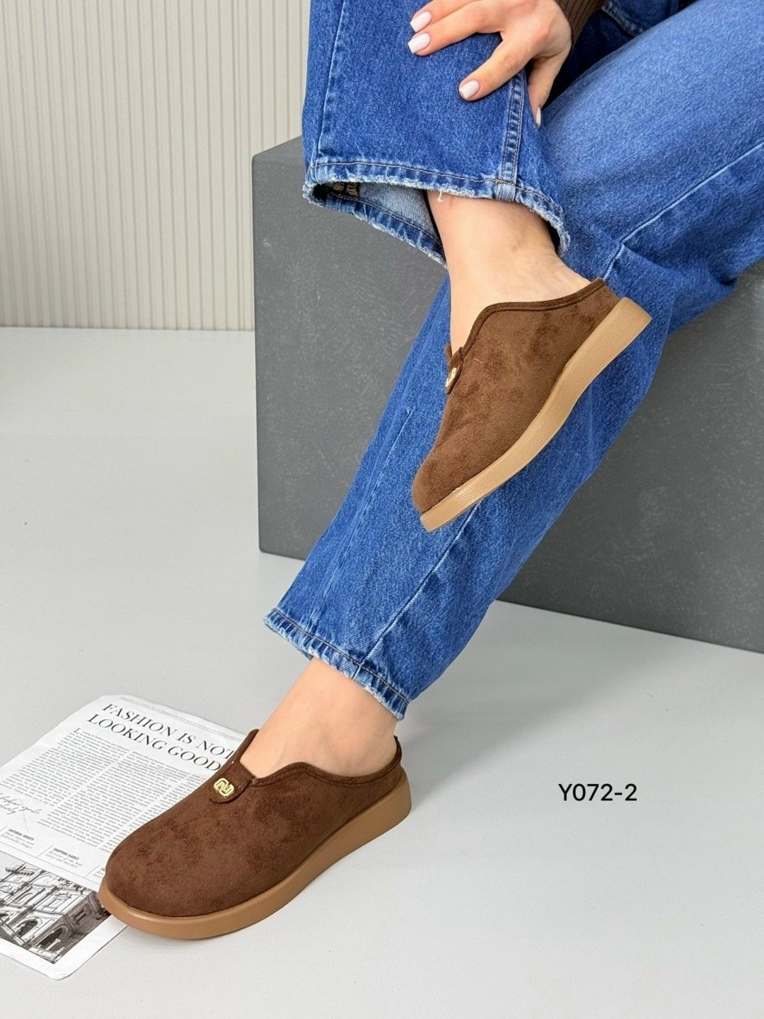 ,замшевые сабо,мюли натуральная замша,сабо ,тапочки на плоской подошве