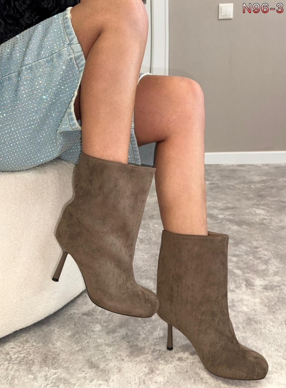 ботильоны замшевые,ботильоны эконика бежевые,бежевые ботильоны,,ботильоны модные
