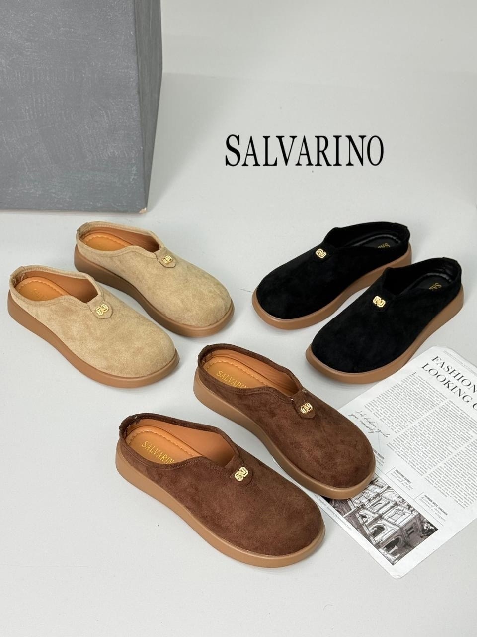 ,замшевые сабо,мюли натуральная замша,сабо ,тапочки на плоской подошве