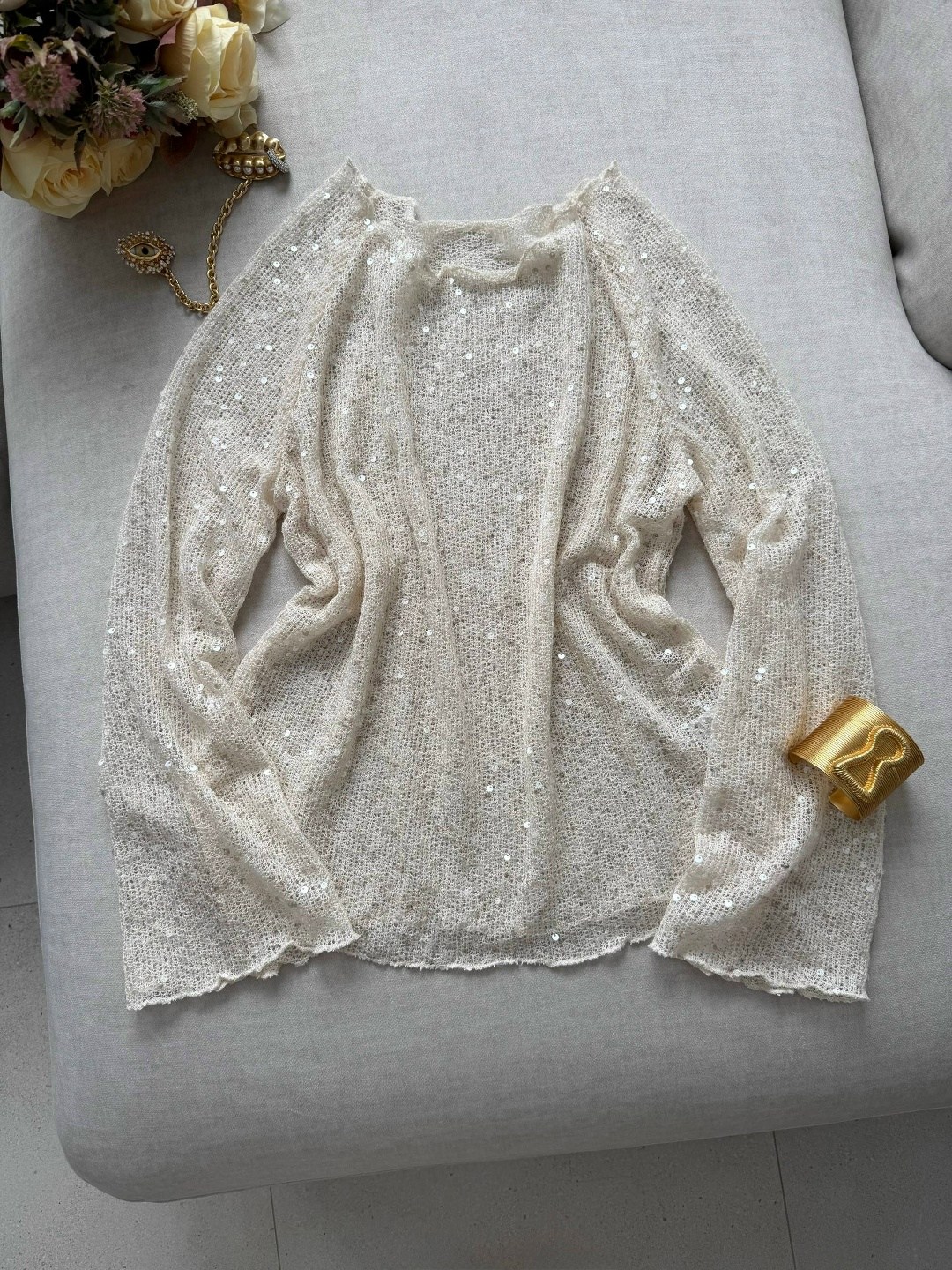 модные наряды,элегантное модное,свитер с блестками,мода модная