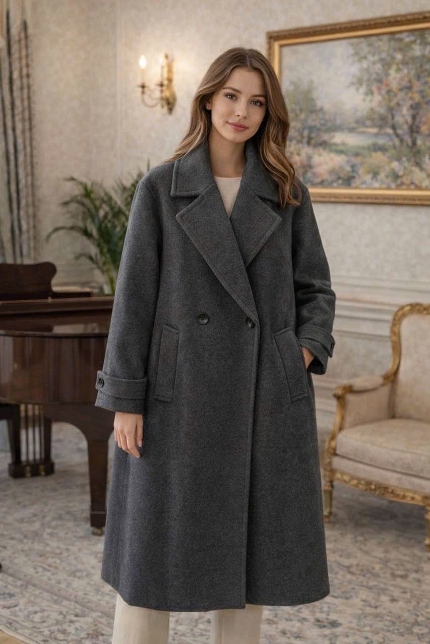 женское модное классическое кашемировое шерстяное пальто,шерстяное пальто,женское пальто,женское шерстяное пальто,классическое пальто