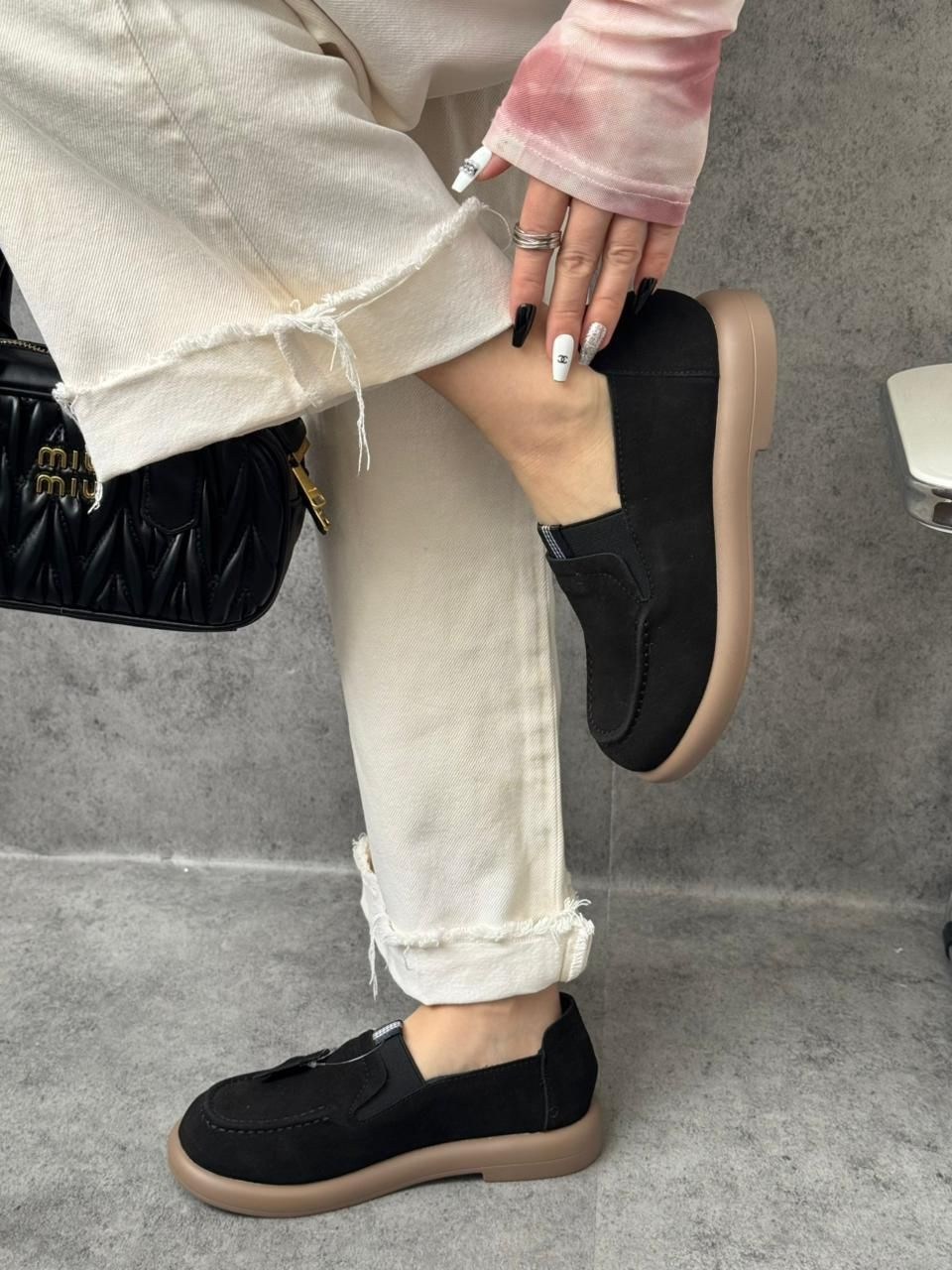 лоферы из натуральной замши saivuil,лоферы замш,лоферы из натуральной замши,лоферы женские замшевые,замшевые лоферы